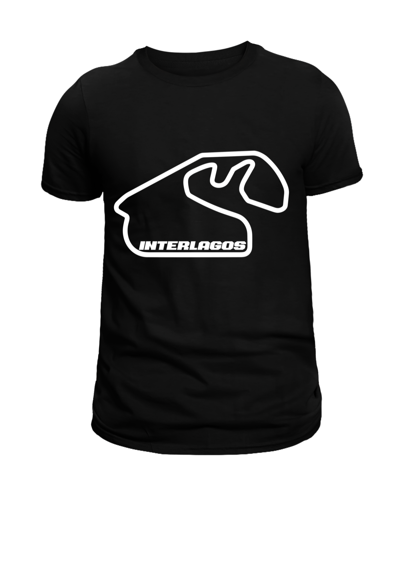 Camiseta Preta PISTA DE INTERLAGOS