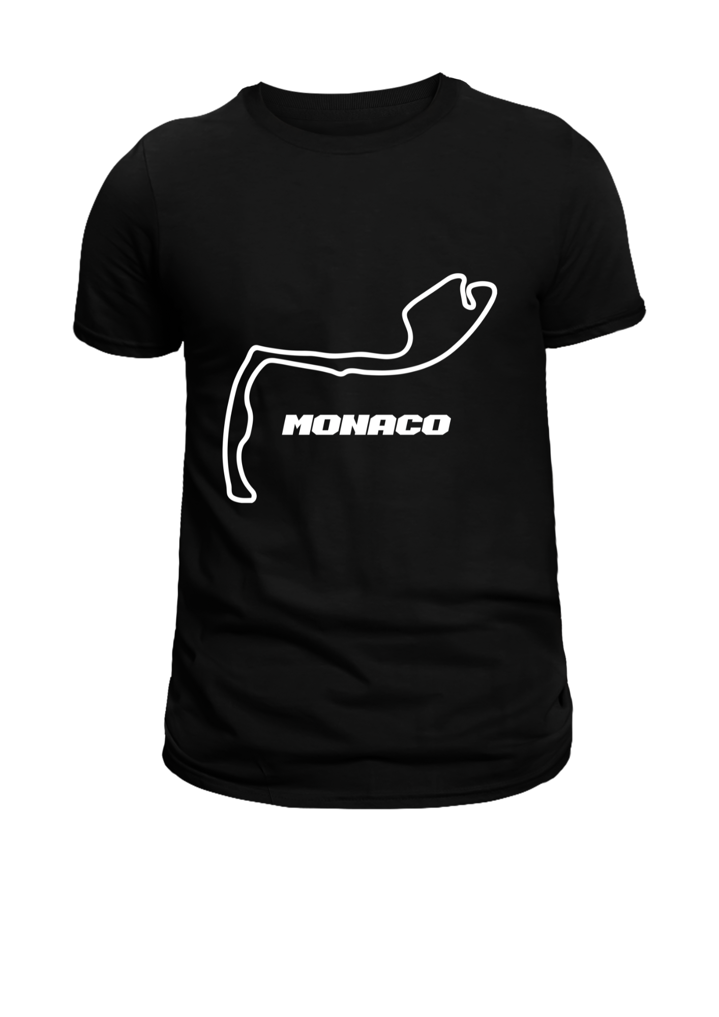 Camiseta Preta PISTA DE MONACO