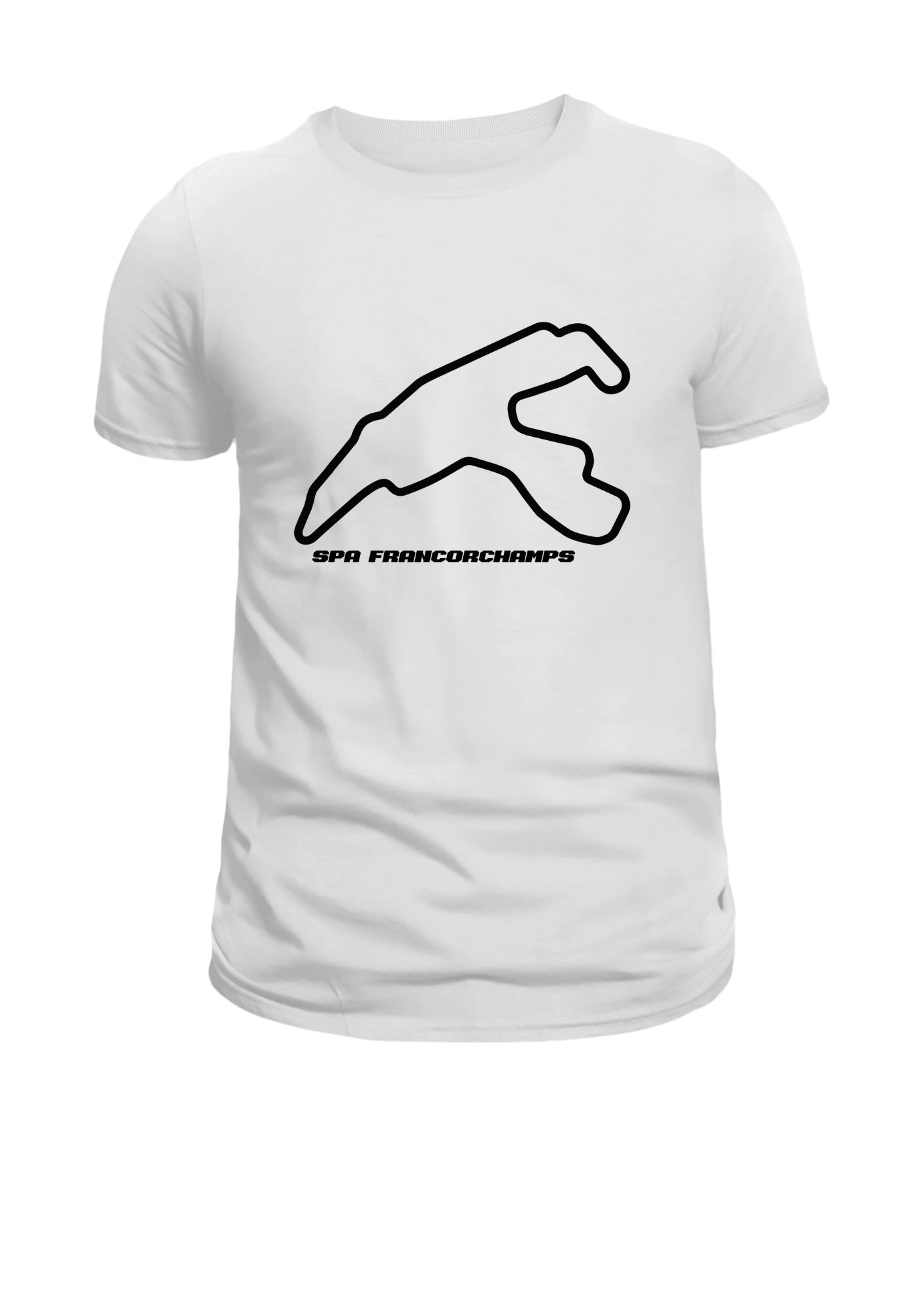 Camiseta Branca PISTA DE SPA FRANCORCHAMPS